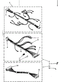 Wiring Harness Parts parts for Kenmore Washer 110.82403120 (11082403120, 110 82403120) from AppliancePartsPros.com
