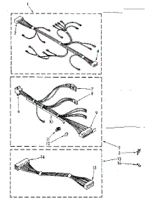 Wiring Harness Parts parts for Kenmore Washer 110.82403810 (11082403810, 110 82403810) from AppliancePartsPros.com