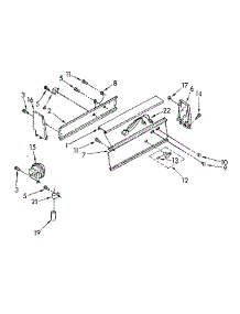 Console Parts parts for Kenmore Washer 110.82403810 (11082403810, 110 82403810) from AppliancePartsPros.com