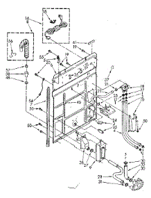 Rear Panel Parts parts for Kenmore Washer 110.82403810 (11082403810, 110 82403810) from AppliancePartsPros.com