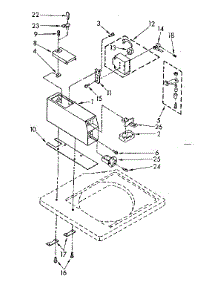 Meter Case Parts parts for Kenmore Washer 110.82403810 (11082403810, 110 82403810) from AppliancePartsPros.com