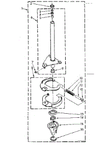 Brake And Drive Tube Parts parts for Kenmore Washer 110.82403810 (11082403810, 110 82403810) from AppliancePartsPros.com