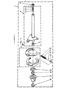 Brake And Drive Tube Parts parts for Kenmore Washer 110.82403820 (11082403820, 110 82403820) from AppliancePartsPros.com