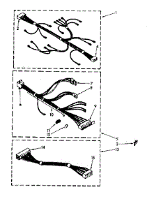 Wiring Harness parts for Kenmore Washer 110.82405100 (11082405100, 110 82405100) from AppliancePartsPros.com