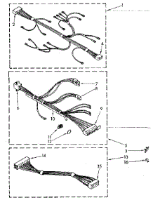 Wiring Harness Parts parts for Kenmore Washer 110.82405110 (11082405110, 110 82405110) from AppliancePartsPros.com