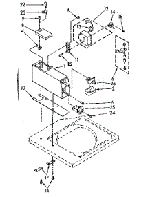 Meter Case Parts parts for Kenmore Washer 110.82405120 (11082405120, 110 82405120) from AppliancePartsPros.com