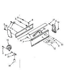 Console Parts parts for Kenmore Washer 110.82405120 (11082405120, 110 82405120) from AppliancePartsPros.com