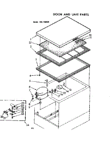 Door And Unit Parts parts for Kenmore Freezer 198.7180920 (1987180920, 198 7180920) from AppliancePartsPros.com