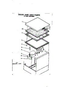 Door And Unit Parts parts for Kenmore Freezer 198.8100681 (1988100681, 198 8100681) from AppliancePartsPros.com