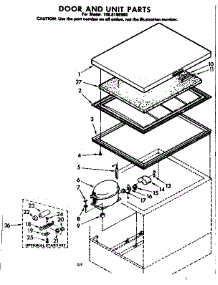 Door And Unit Parts parts for Kenmore Freezer 198.8100980 (1988100980, 198 8100980) from AppliancePartsPros.com