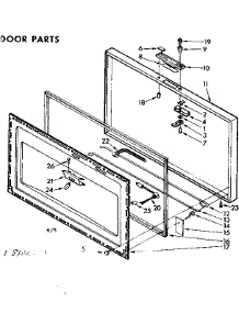Door Parts parts for Kenmore Freezer 198.8101530 (1988101530, 198 8101530) from AppliancePartsPros.com