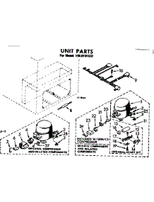 Unit Parts parts for Kenmore Freezer 198.8101532 (1988101532, 198 8101532) from AppliancePartsPros.com