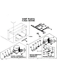Unit Parts parts for Kenmore Freezer 198.8101853 (1988101853, 198 8101853) from AppliancePartsPros.com