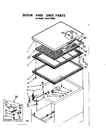 Door And Unit Parts parts for Kenmore Freezer 198.8110980 (1988110980, 198 8110980) from AppliancePartsPros.com
