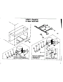 Unit Parts parts for Kenmore Freezer 198.8111853 (1988111853, 198 8111853) from AppliancePartsPros.com