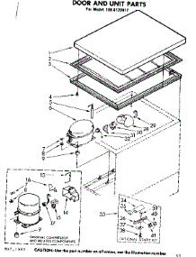 Door And Unit Parts parts for Kenmore Freezer 198.8120912 (1988120912, 198 8120912) from AppliancePartsPros.com