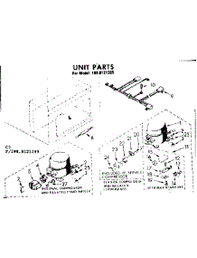 Unit Parts parts for Kenmore Freezer 198.8121285 (1988121285, 198 8121285) from AppliancePartsPros.com