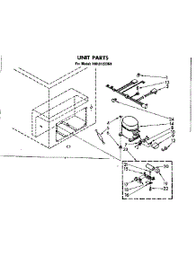 Unit Parts parts for Kenmore Freezer 198.8122350 (1988122350, 198 8122350) from AppliancePartsPros.com