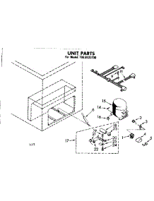 Unit Parts parts for Kenmore Freezer 198.8122730 (1988122730, 198 8122730) from AppliancePartsPros.com