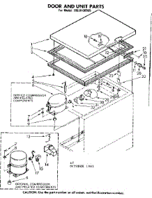 Door And Unit Parts parts for Kenmore Freezer 198.8130985 (1988130985, 198 8130985) from AppliancePartsPros.com