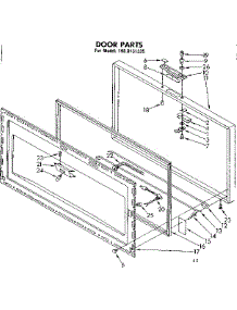 Door Parts parts for Kenmore Freezer 198.8131235 (1988131235, 198 8131235) from AppliancePartsPros.com