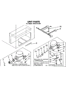 Unit Parts parts for Kenmore Freezer 198.8131236 (1988131236, 198 8131236) from AppliancePartsPros.com