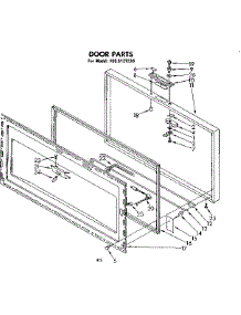 Door Parts parts for Kenmore Freezer 198.8131236 (1988131236, 198 8131236) from AppliancePartsPros.com