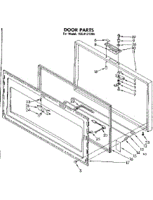 Door Parts parts for Kenmore Freezer 198.8131285 (1988131285, 198 8131285) from AppliancePartsPros.com