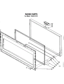 Door Parts parts for Kenmore Freezer 198.8131512 (1988131512, 198 8131512) from AppliancePartsPros.com