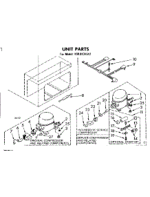 Unit Parts parts for Kenmore Freezer 198.8131512 (1988131512, 198 8131512) from AppliancePartsPros.com