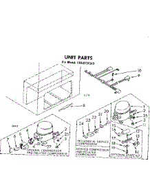 Unit Parts parts for Kenmore Freezer 198.8131513 (1988131513, 198 8131513) from AppliancePartsPros.com