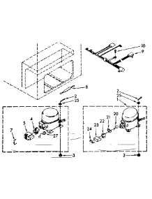 Unit Parts parts for Kenmore Freezer 198.8131515 (1988131515, 198 8131515) from AppliancePartsPros.com