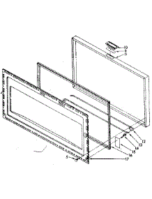 Door Parts parts for Kenmore Freezer 198.8131515 (1988131515, 198 8131515) from AppliancePartsPros.com