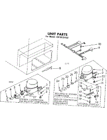 Unit Parts parts for Kenmore Freezer 198.8131533 (1988131533, 198 8131533) from AppliancePartsPros.com