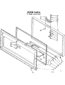 Door Parts parts for Kenmore Freezer 198.8131533 (1988131533, 198 8131533) from AppliancePartsPros.com