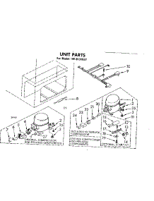 Unit Parts parts for Kenmore Freezer 198.8131537 (1988131537, 198 8131537) from AppliancePartsPros.com