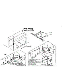 Unit Parts parts for Kenmore Freezer 198.8131538 (1988131538, 198 8131538) from AppliancePartsPros.com