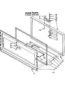 Door Parts parts for Kenmore Freezer 198.8131538 (1988131538, 198 8131538) from AppliancePartsPros.com