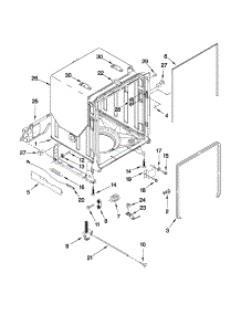 Tub And Frame Parts parts for Kenmore Dishwasher 665.13929K011 (66513929K011, 665 13929K011) from AppliancePartsPros.com