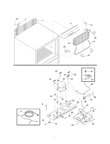 System parts for Kenmore Refrigerator 253.7088240G (2537088240G, 253 7088240G) from AppliancePartsPros.com