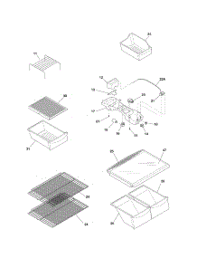 Shelves parts for Kenmore Refrigerator 253.7088440K (2537088440K, 253 7088440K) from AppliancePartsPros.com