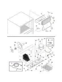 System parts for Kenmore Refrigerator 253.70889408 (25370889408, 253 70889408) from AppliancePartsPros.com