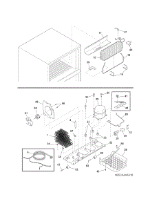 System parts for Kenmore Refrigerator 253.7088940D (2537088940D, 253 7088940D) from AppliancePartsPros.com