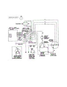 Wiring Diagram parts for Kenmore Air Conditioner 253.71055001 (25371055001, 253 71055001) from AppliancePartsPros.com