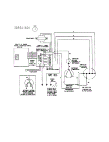 Wiring Diagram parts for Kenmore Air Conditioner 253.71055004 (25371055004, 253 71055004) from AppliancePartsPros.com