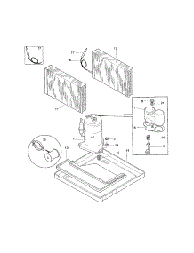 Compressor parts for Kenmore Air Conditioner 253.71055008 (25371055008, 253 71055008) from AppliancePartsPros.com