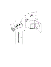 Control parts for Kenmore Air Conditioner 253.71055011 (25371055011, 253 71055011) from AppliancePartsPros.com
