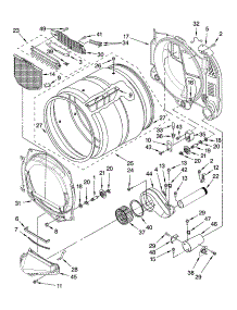 Bulkhead Parts parts for Kenmore Dryer 110.97567701 (11097567701, 110 97567701) from AppliancePartsPros.com