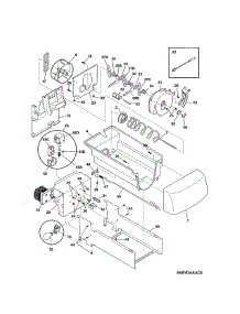 Ice Container parts for Kenmore Refrigerator 253.44352403 (25344352403, 253 44352403) from AppliancePartsPros.com