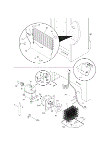 System parts for Kenmore Freezer 253.44733103 (25344733103, 253 44733103) from AppliancePartsPros.com